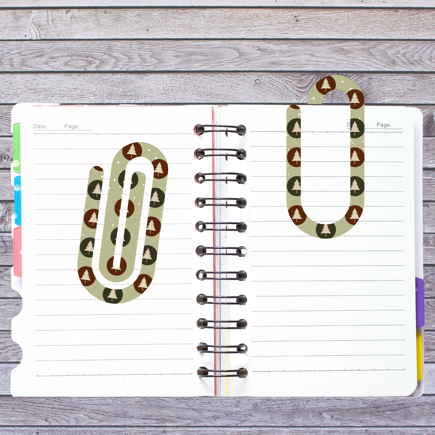 Christmas Jumbo Paperclip Bookmark