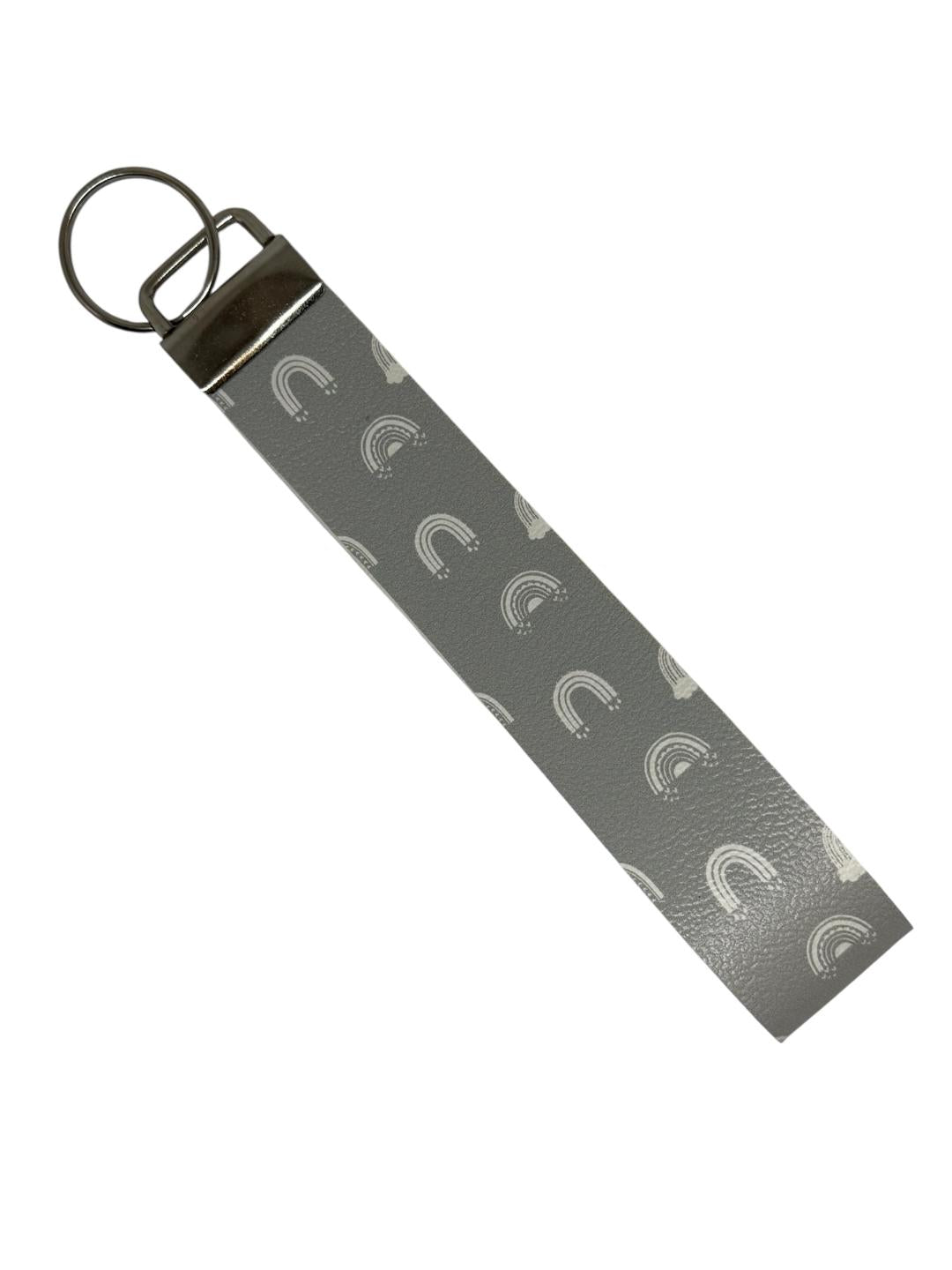 Rainbow Boho Keyfob Wristlet Keychains