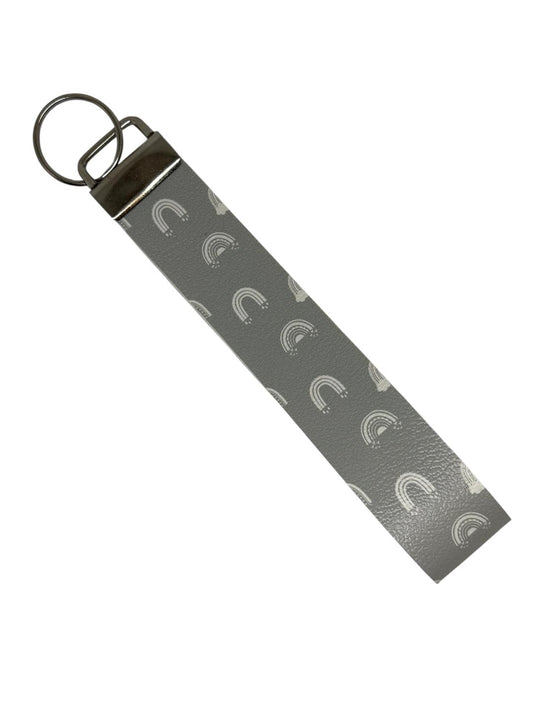 Rainbow Boho Keyfob Wristlet Keychains