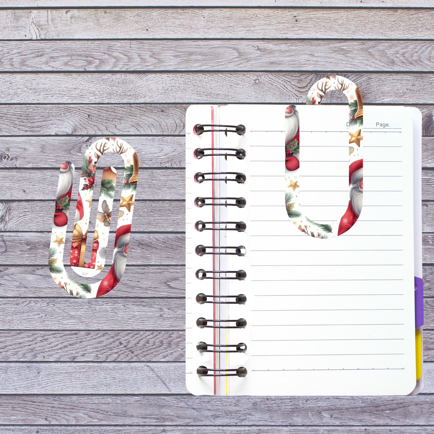 Christmas Jumbo Paperclip Bookmark