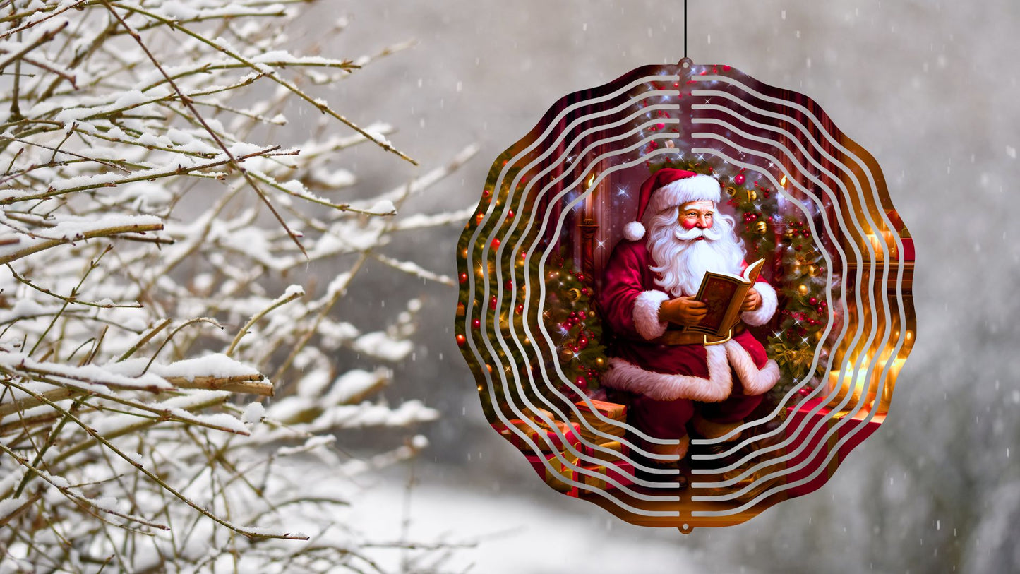 8" Christmas/Winter Wind Spinners