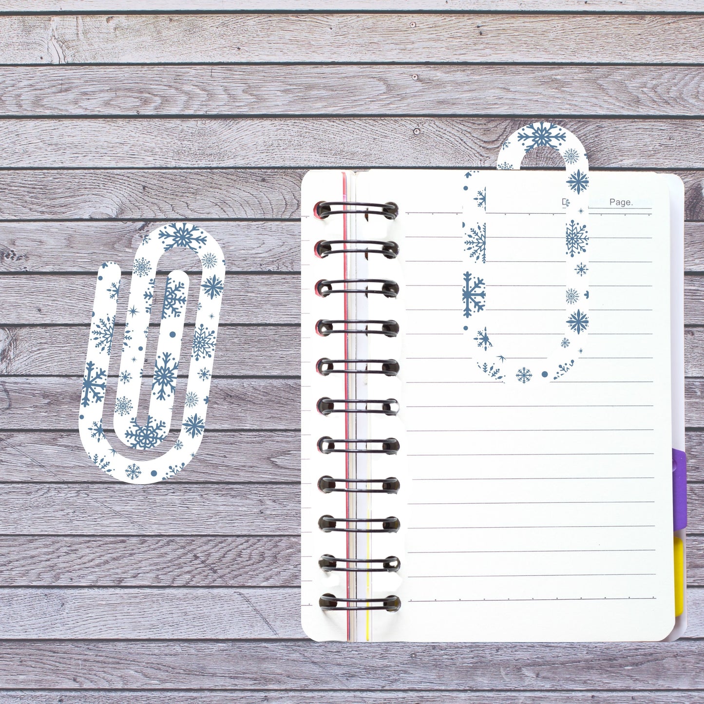 Christmas Jumbo Paperclip Bookmark