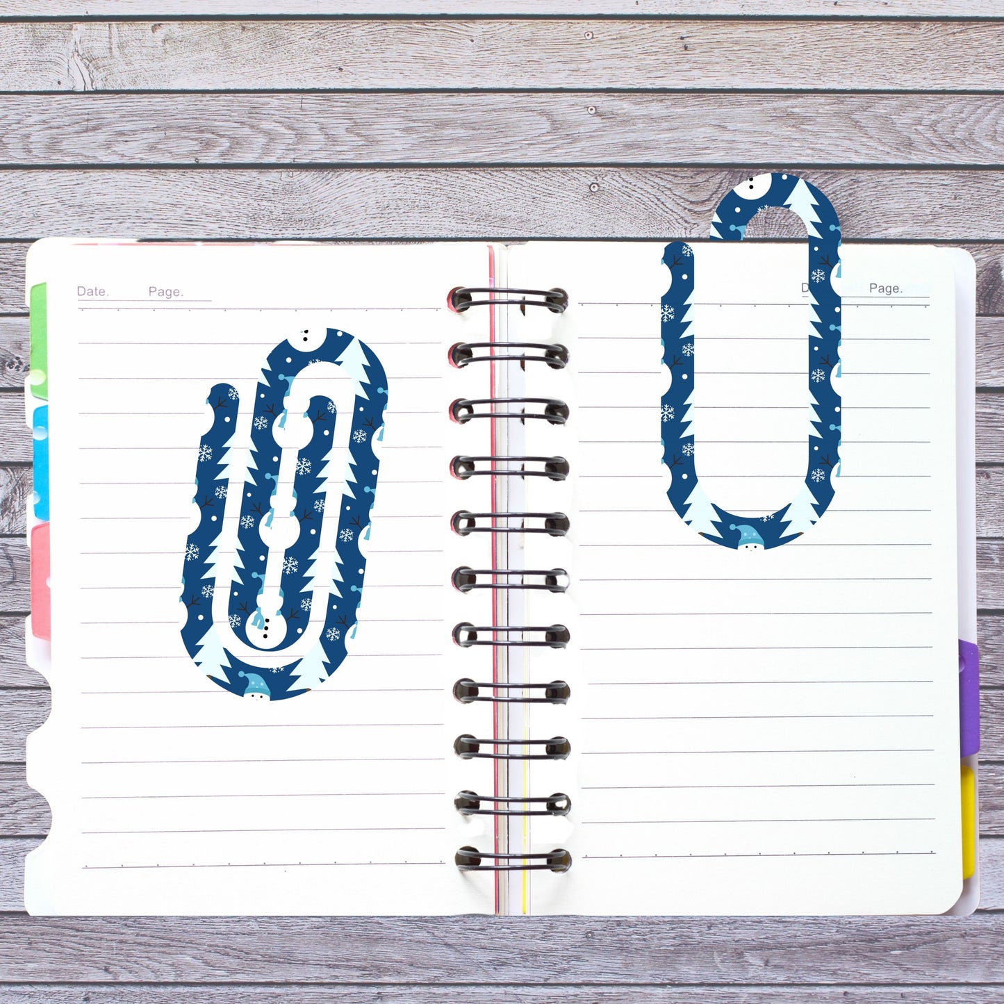 Christmas Jumbo Paperclip Bookmark