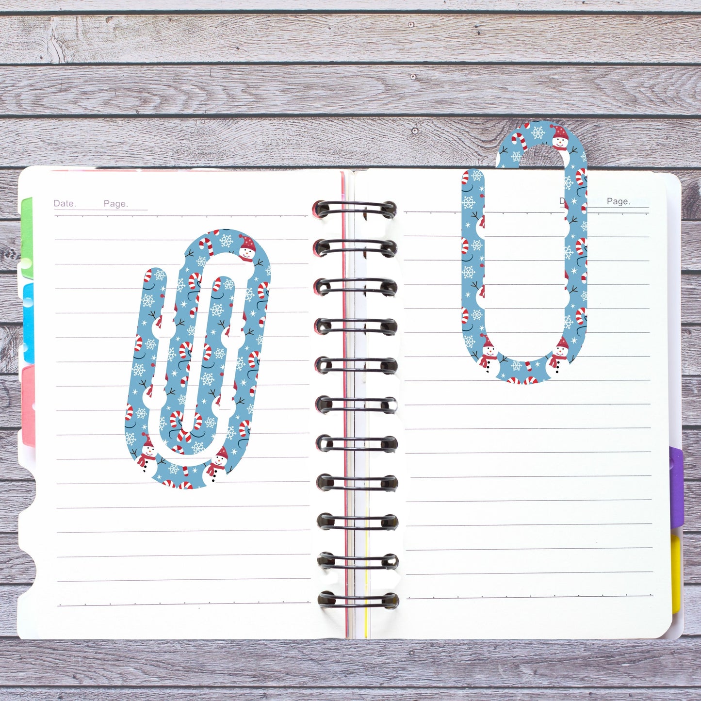 Christmas Jumbo Paperclip Bookmark